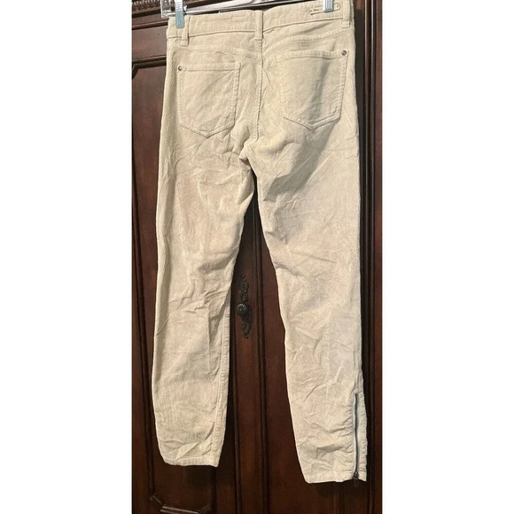 ANTHROPOLOGIE Pilcro And The Letterpress FIT/STET Cream Corduroy Pants Size 26 - Picture 5 of 8